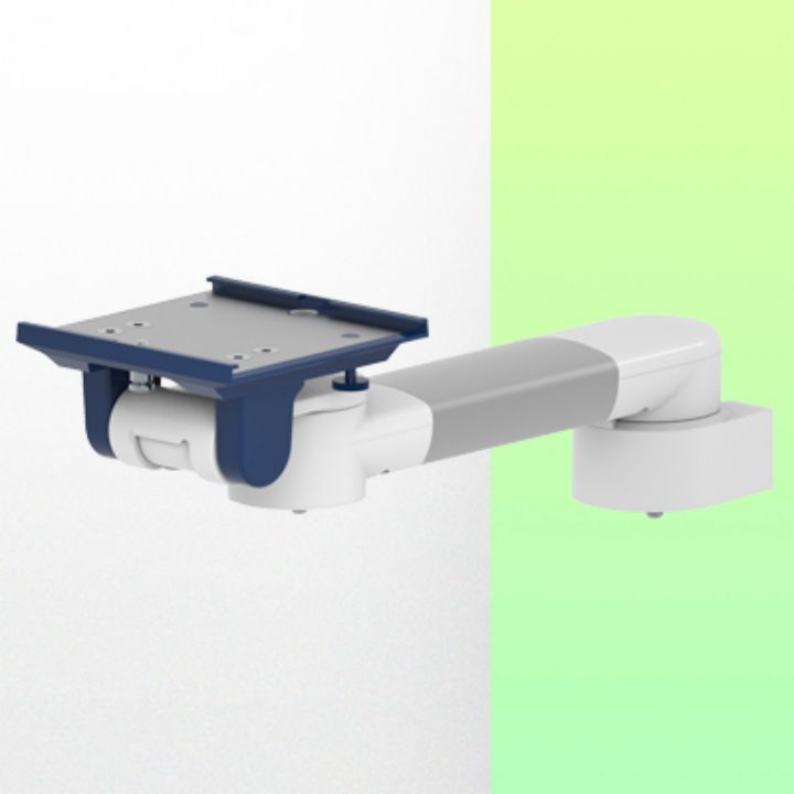 Bras Médicaux pour monitoring Plaque plongeante 5” pivotants et ajustables en profondeur